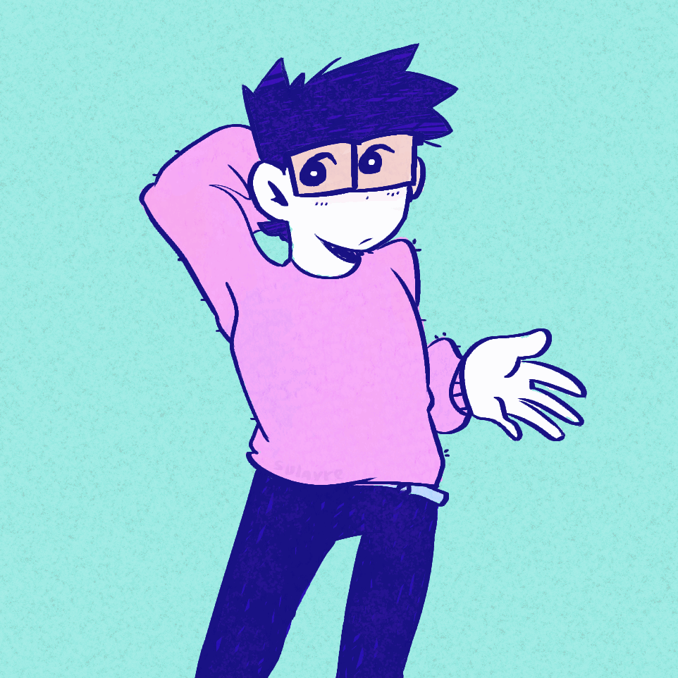 Digital Omori artstyle attempt animated illustration.